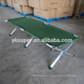 Cama de camping militar plegable, cama de camping plegable de aluminio